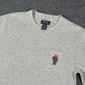 Polo by Ralph Lauren Gray Long Sleeve Tee